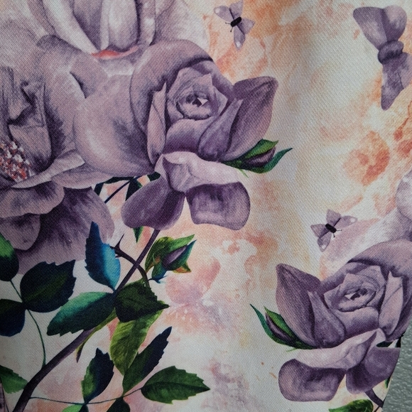 NWT a. peach Floral 2 Piece Set   Size L - Picture 6 of 12